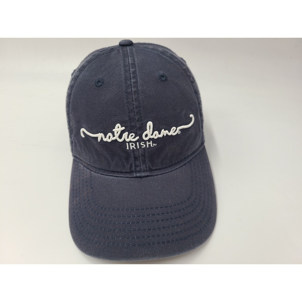 Women Notre Dame Fighting Irish Legacy Strapback Adjustable Hat Cap NCAA Blue